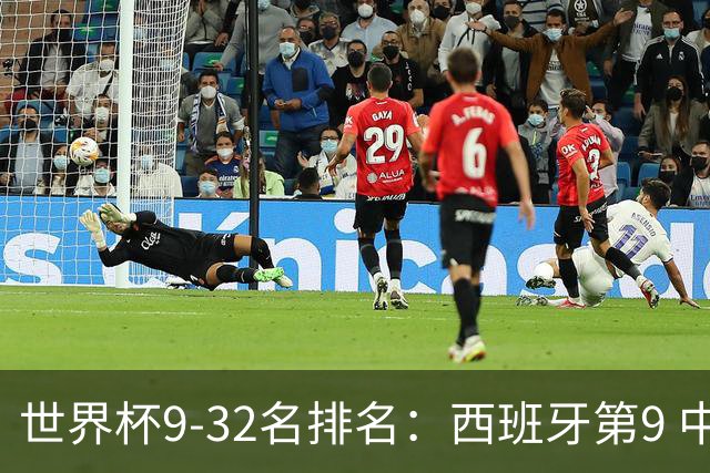 世界杯9-32名排名：西班牙第9 中国男篮第29